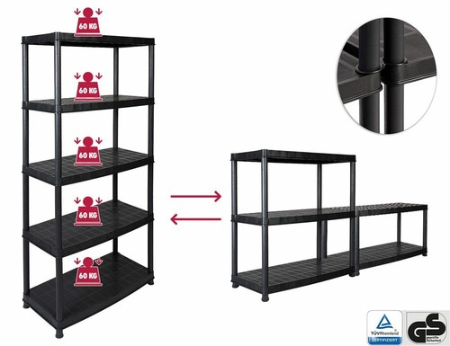 Kunststoffregal 185x85x40 - xl,