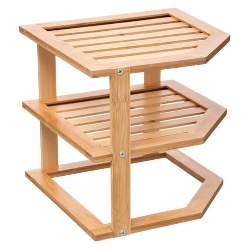 Standregal eckregal bambus - eckregal,